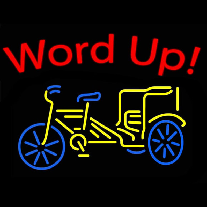 Word Up Neonskylt