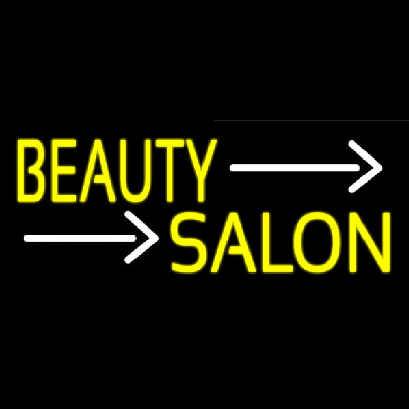 Yellow Beauty Salon Neonskylt