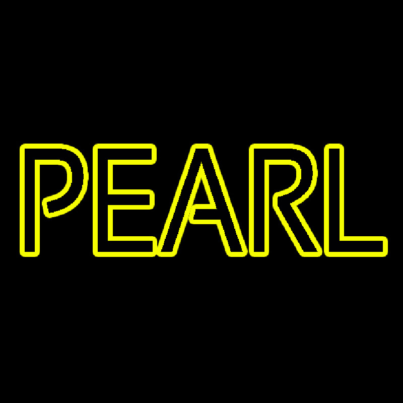 Yellow Pearl Neonskylt
