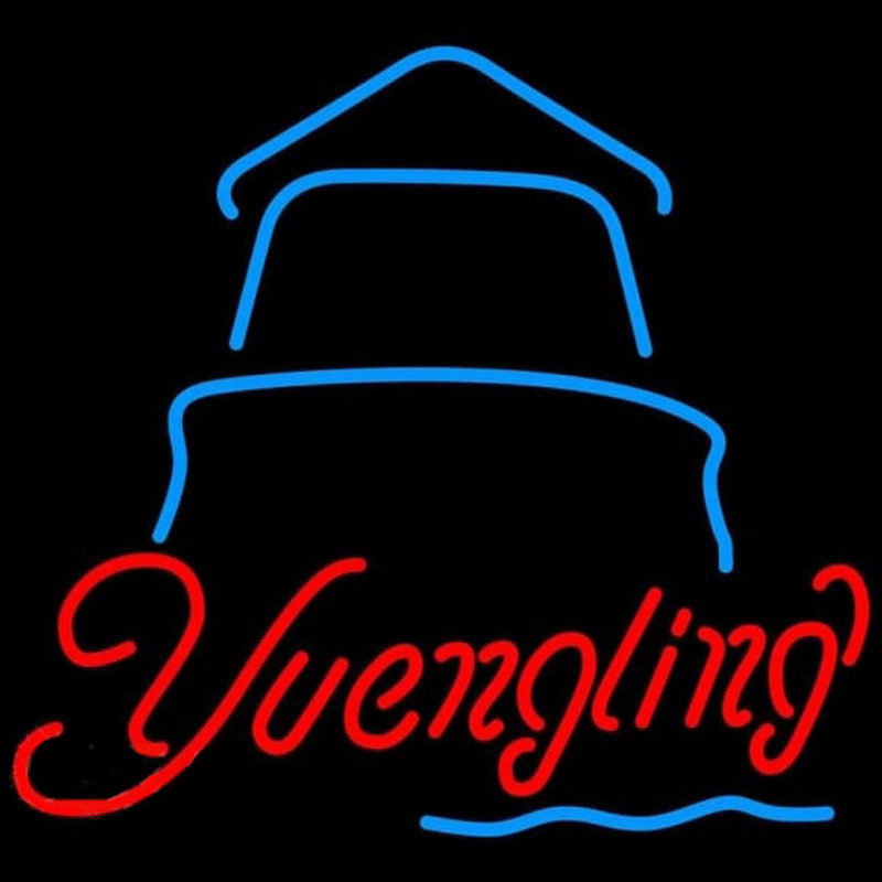 Yuengling Day Lighthouse Beer Sign Neonskylt