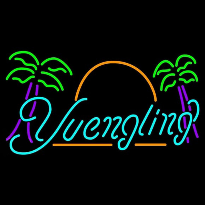 Yuengling Palm Trees Beer Sign Neonskylt