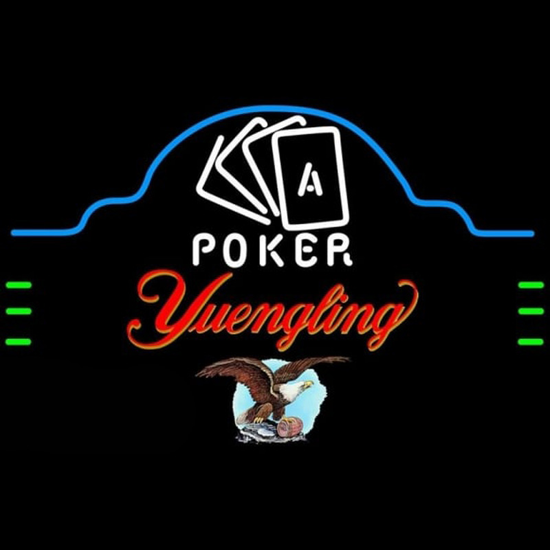 Yuengling Poker Ace Cards Beer Sign Neonskylt