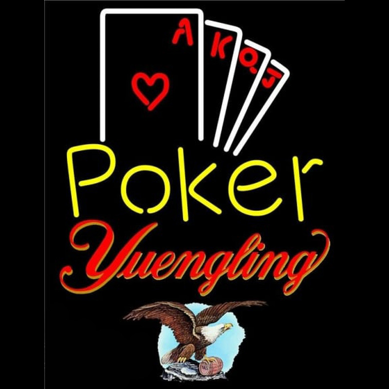 Yuengling Poker Ace Series Beer Sign Neonskylt
