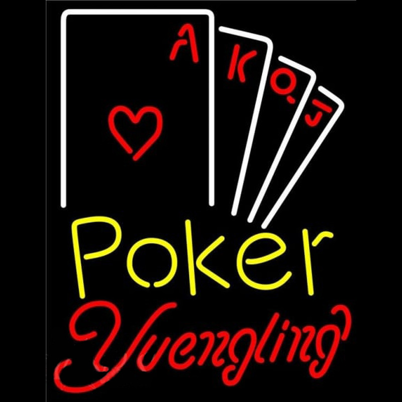 Yuengling Poker Ace Series Beer Sign Neonskylt