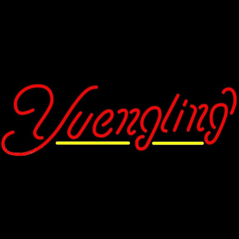 Yuengling Yellow Line Beer Sign Neonskylt