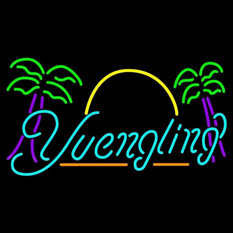 Yuengling with Palm Trees Beer Sign Neonskylt
