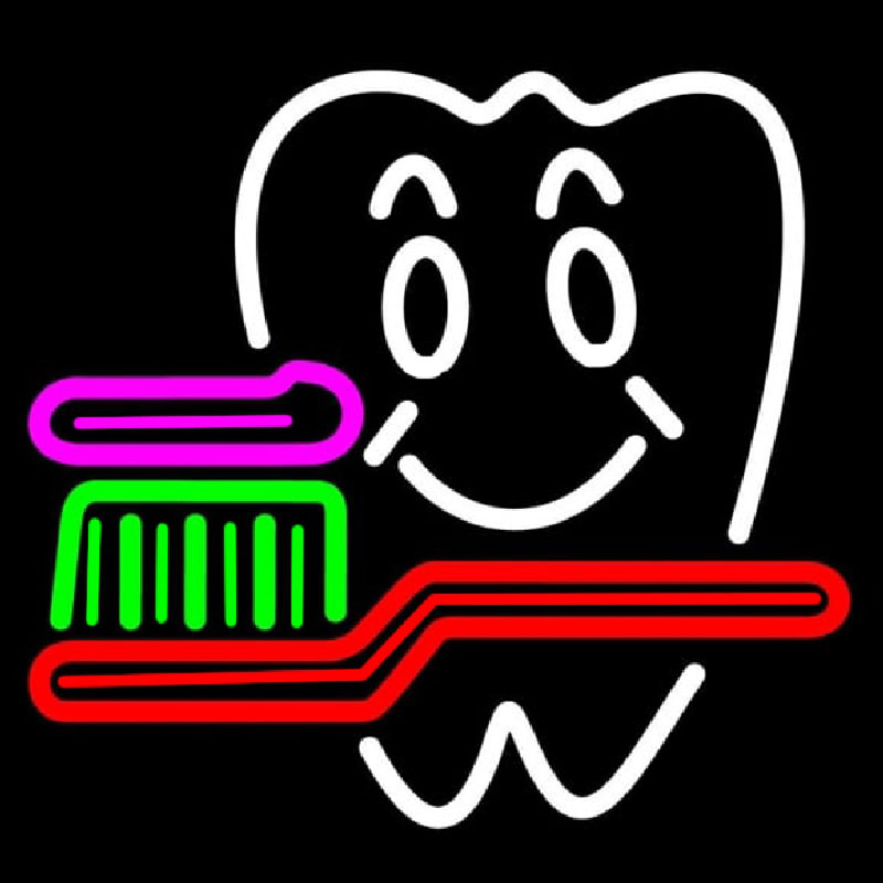 Dentist Logo Neonskylt