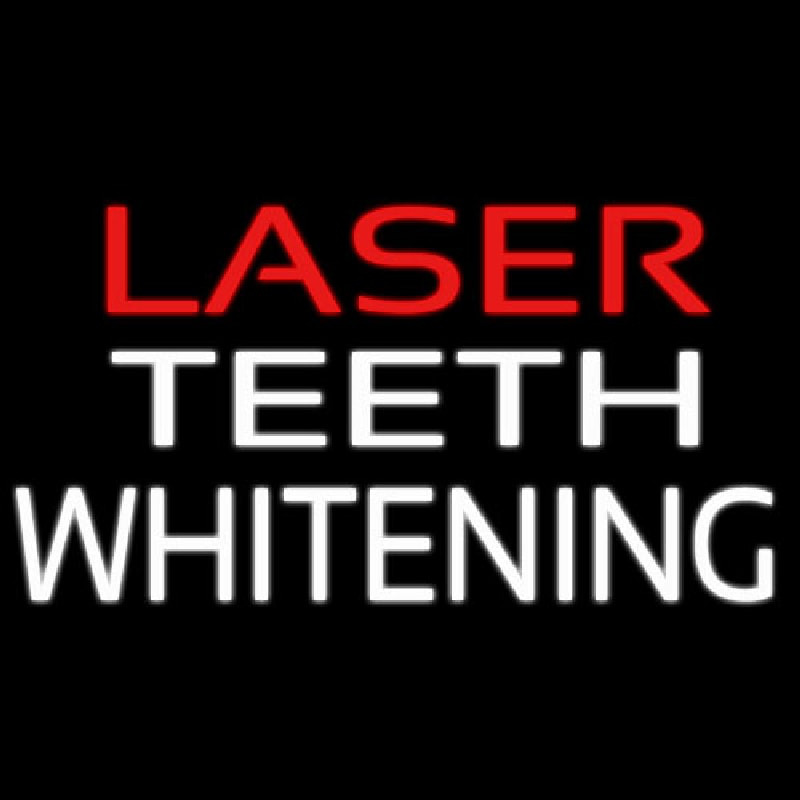 Laser Teeth Whitening Neonskylt