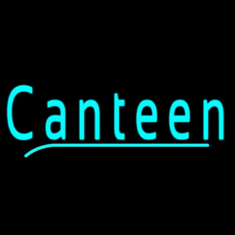 Cursive Canteen Neonskylt