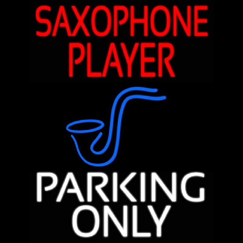 Sa ophone Player Parking Only 2 Neonskylt