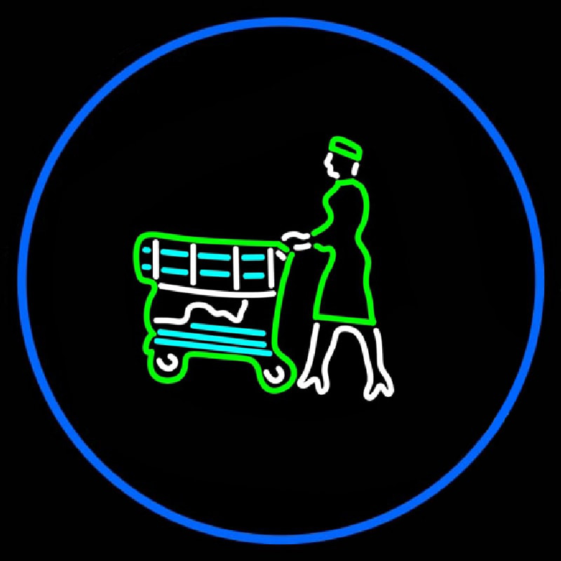 Grocery Logo Neonskylt