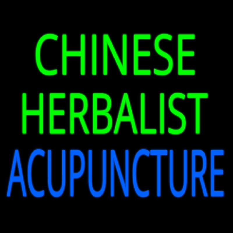 Chinese Herbal Acupuncture Neonskylt