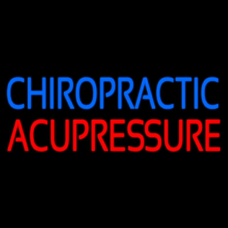 Chiropractic And Acupuncture Neonskylt