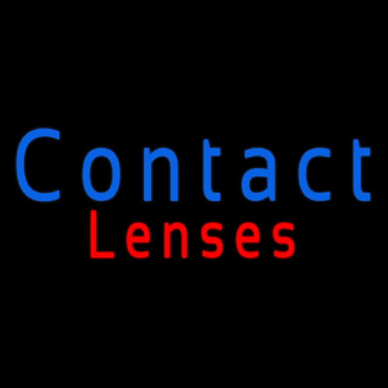 Contact Lenses Neonskylt