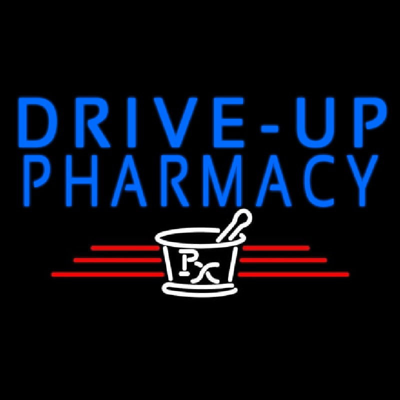 Drive Up Pharmacy Neonskylt