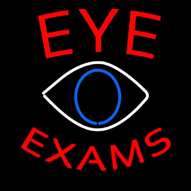 Eye E ams With Eye Logo Neonskylt