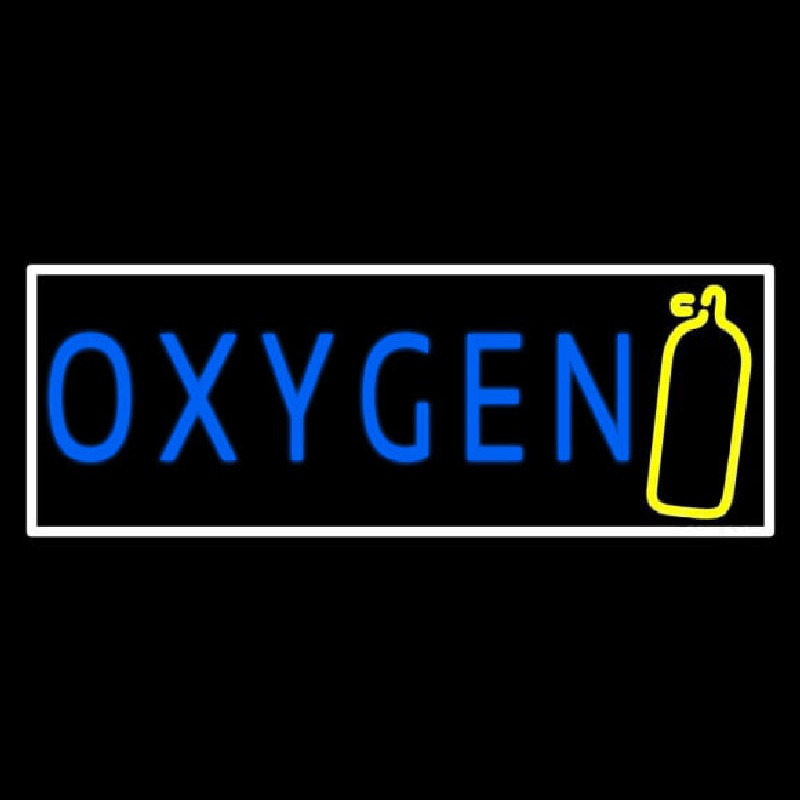 O ygen With Logo Neonskylt