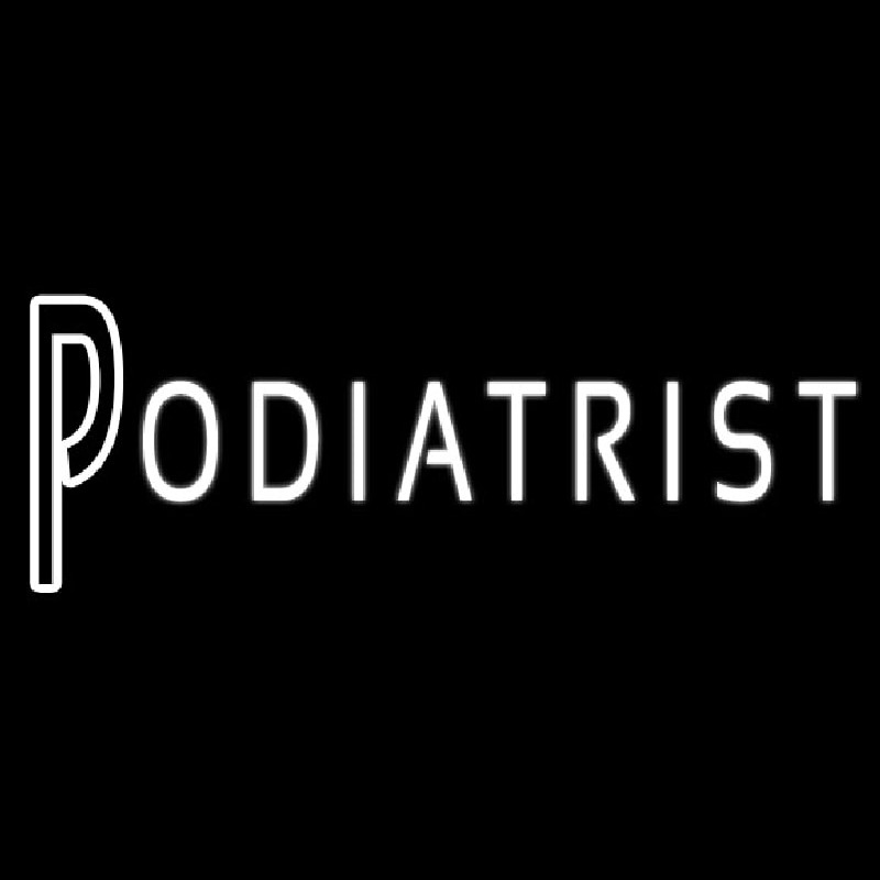 Double Stroke Podiatrist Neonskylt