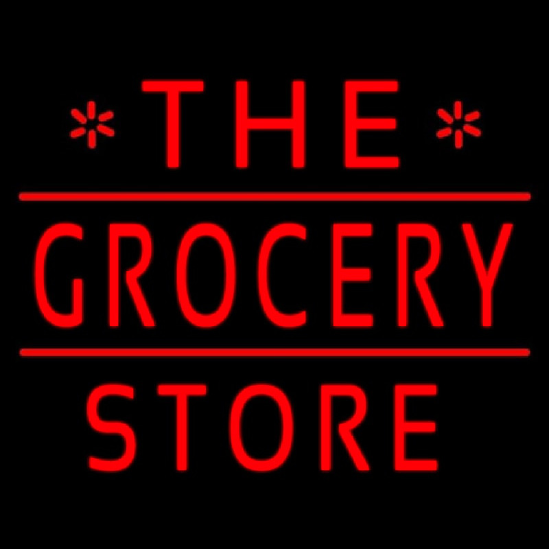 The Grocery Store Neonskylt