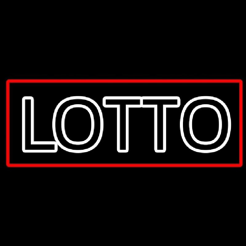 Double Stroke Lotto Neonskylt