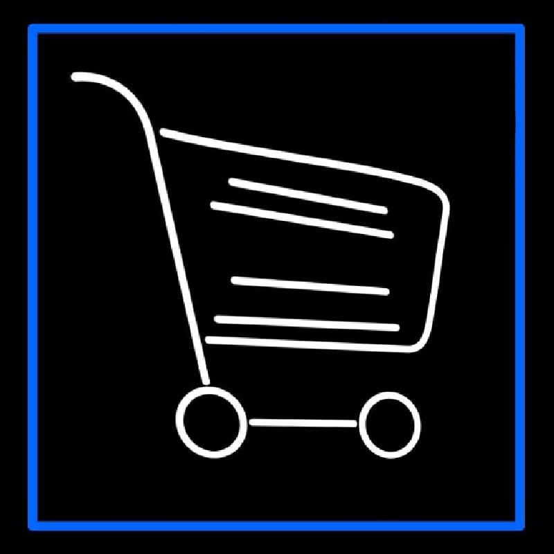 Grocery Trolly Logo Neonskylt