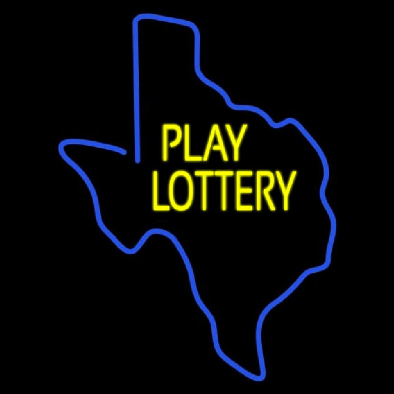 Play Lottery Neonskylt