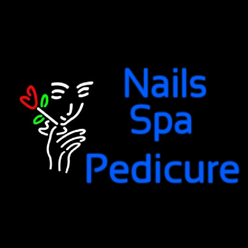 Nails Spa Pedicure Neonskylt