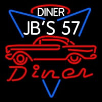 1957 Chevy JBS 57 Diner Neonskylt