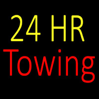 24 Hrs Towing Neonskylt