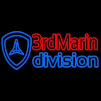 3rd Marine Division Neonskylt