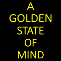 A Golden State Of Mind Neonskylt