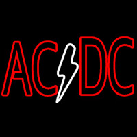 Ac Dc Band Music Neonskylt