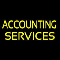 Accounting Service 3 Neonskylt