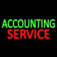 Accounting Service Neonskylt