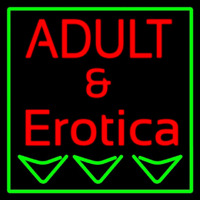 Adult And Erotica Neonskylt