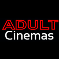 Adult Cinemas Neonskylt