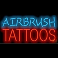 Airbrush Tattoos Neonskylt