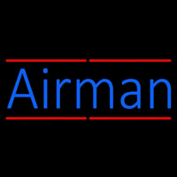 Airman Neonskylt