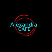 Ale andra Cafe Neonskylt