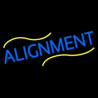 Alignment Neonskylt