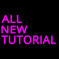 All New Tutorial Neonskylt