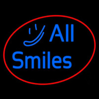 All Smiles Neonskylt