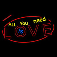 All You Need Is Love Neonskylt