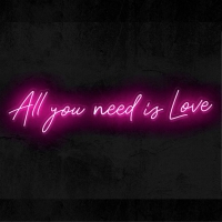 All you need is love Neonskylt