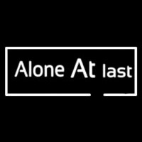 Alone At Last Neonskylt