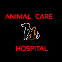 Animal Care Hospital Logo Neonskylt