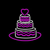 Anniversary Cake Neonskylt