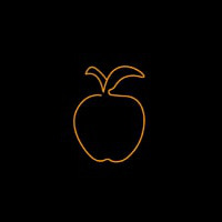 Apple Neonskylt