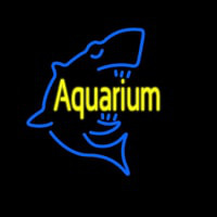 Aquarium With Shark Logo Neonskylt