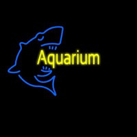 Aquarium With Shark Logo Neonskylt